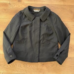 Louis Vuitton Uniformes black wool blazer in size 42